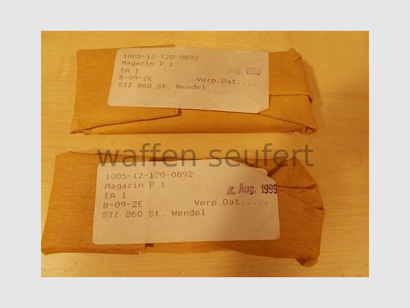 Walther P38 Set 2 Magazine 9mmL Bundeswehr verpackt