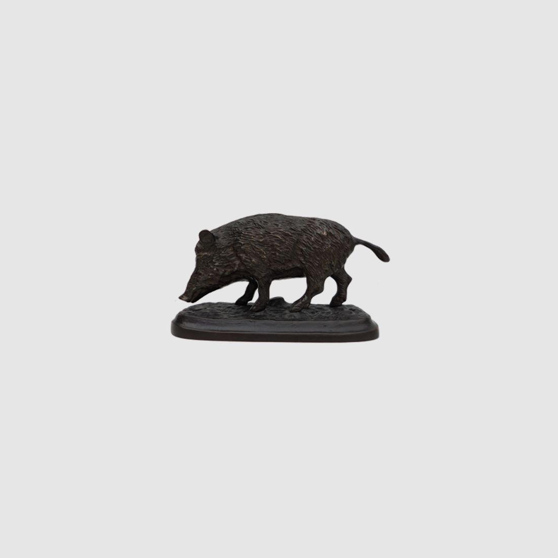 Lovergreen Bronzestatue Motiv Bache-Statue klein
