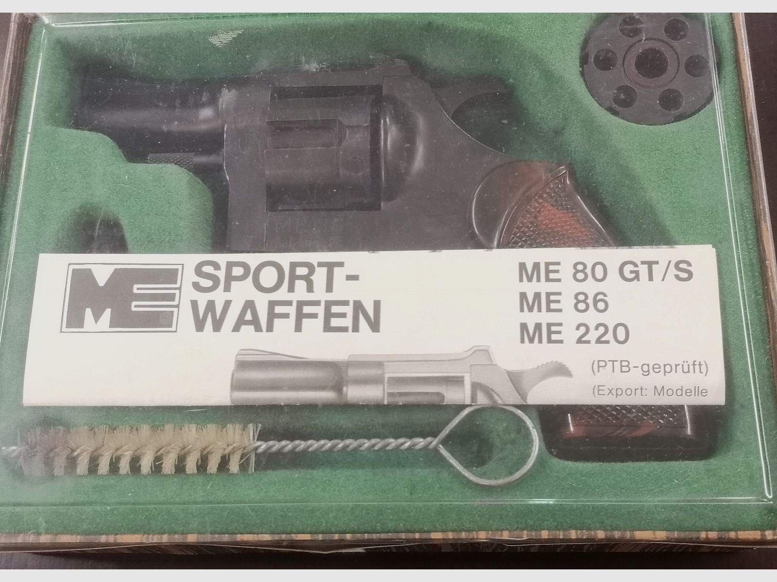 ME 86 Revolver 6mm Flobert mit Wechseltrommel .22  "Sahnestück"