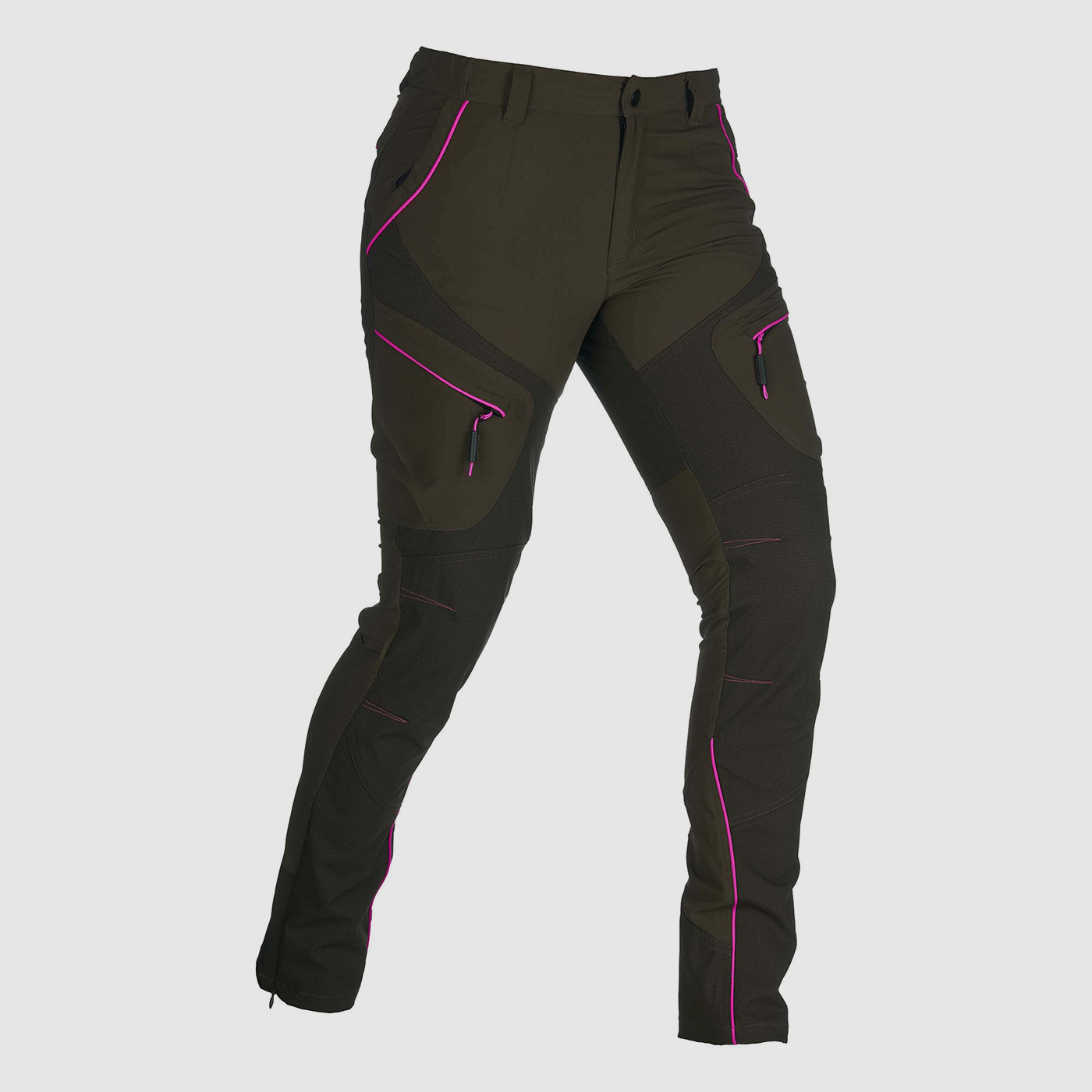 UNIVERS – WOMEN'S HUNTING PANTS ALPI 4-WAY STRETCH Green/Hunting, image 2 of 6