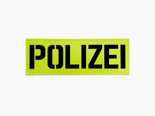 TERRA B® PATCH POLIZIA "Black Edition" Large