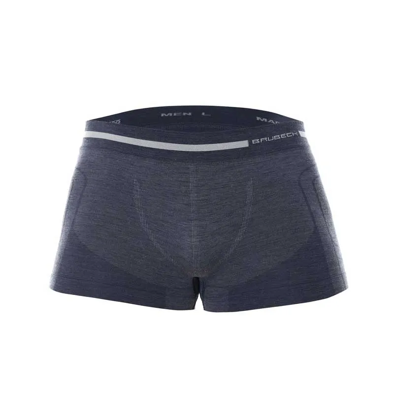 Men’s merino wool boxer briefs Brubeck COMFORT WOOL graphite, image 1 of 3