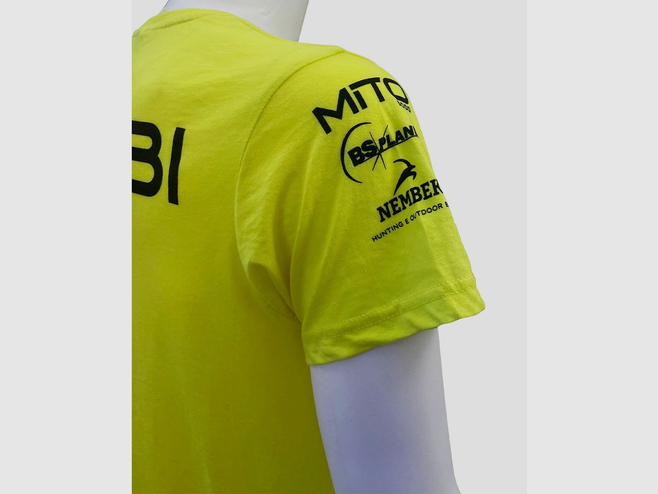 Camiseta Bitrabi amarilla fluorescente, imagen 3 de 5