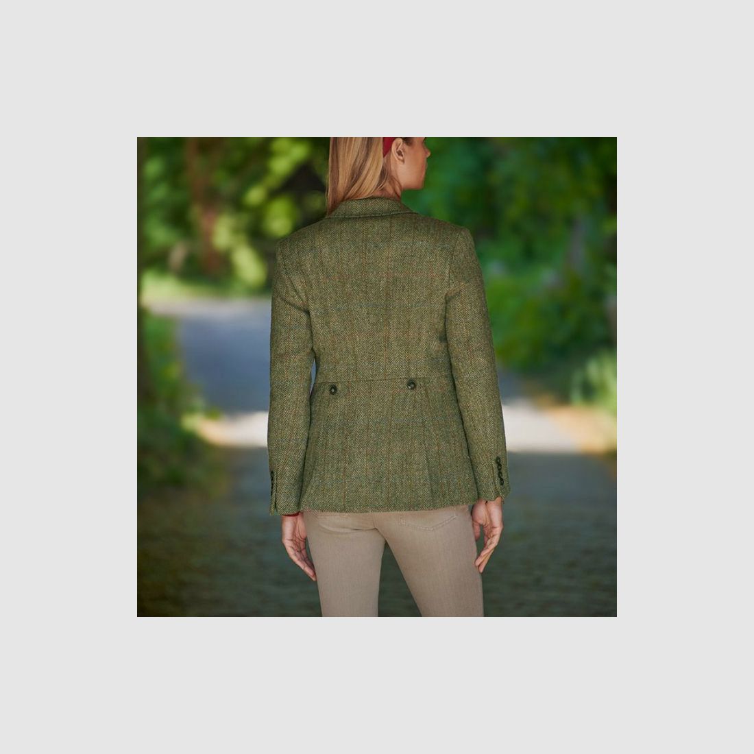 Wellington D-Blazer Carola Tweed | light green, Bild 3 von 4