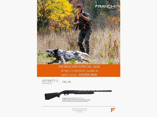 Flinte FRANCHI Affinity 3 Synthetic Kal.20