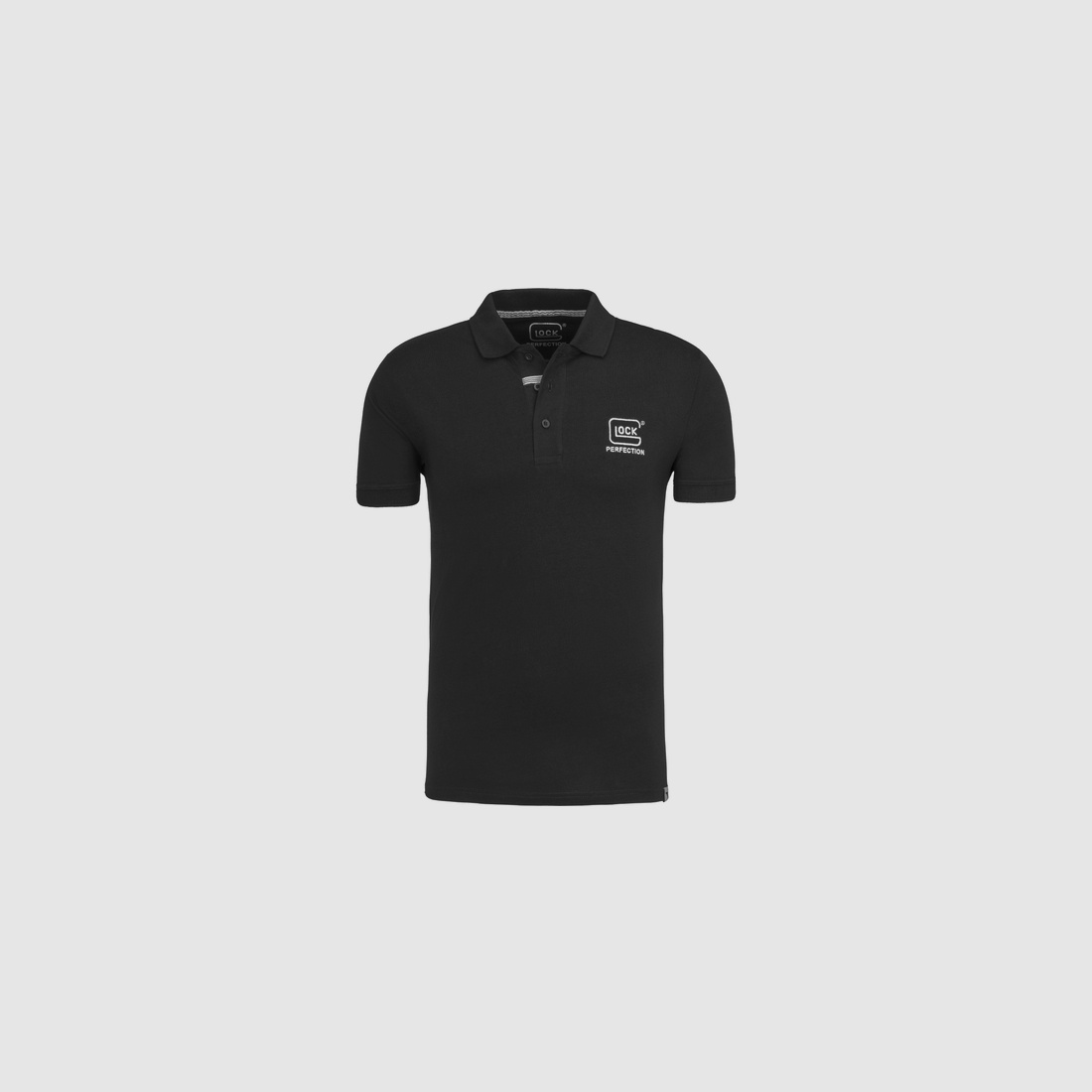 GLOCK Polo „Perfection“ Herren – Schwarz – Pima-Baumwolle, Größe XL