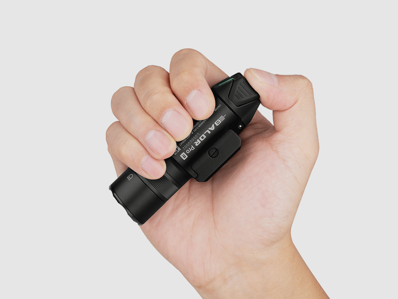 Taschenlampe mit Laser für Waffe 1300 lm Olight Baldr Pro R, Bild 6 von 9