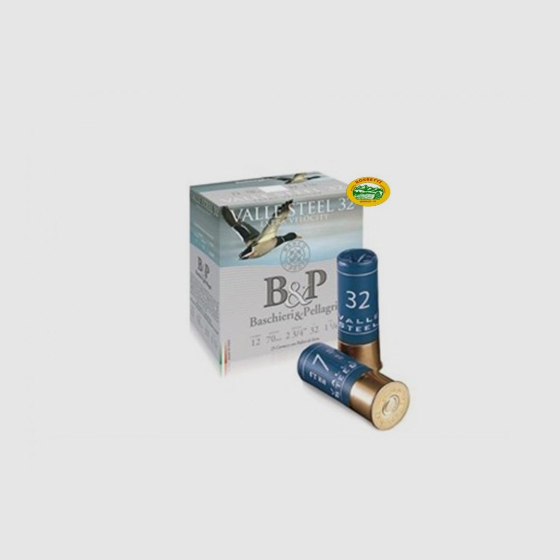 BASCHIERI & P. VALLE STEEL 32 Extra Velocity Kal. 12 gr. 32 pb. 5 bleifrei
