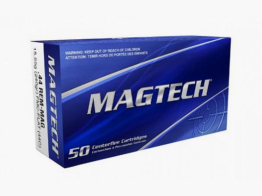 MAGTECH SJSP-FLAT - .44REM-MAG - 240 GRS. - 50 CARTRIDGES