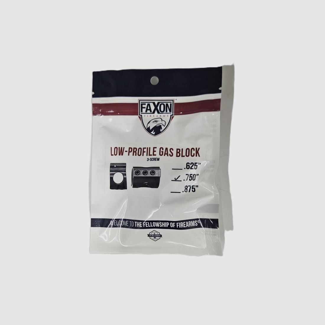 Faxon 3 Screw .750” Low Profile Gas Block