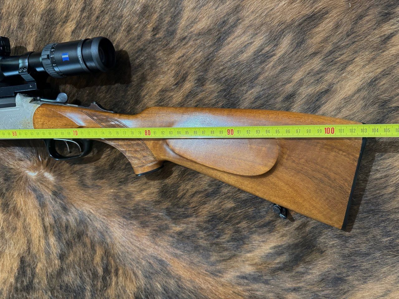 Blaser – Bockbüchsflinte BBF ES70 calibro 7x57R + 12/70 con ottica Zeiss