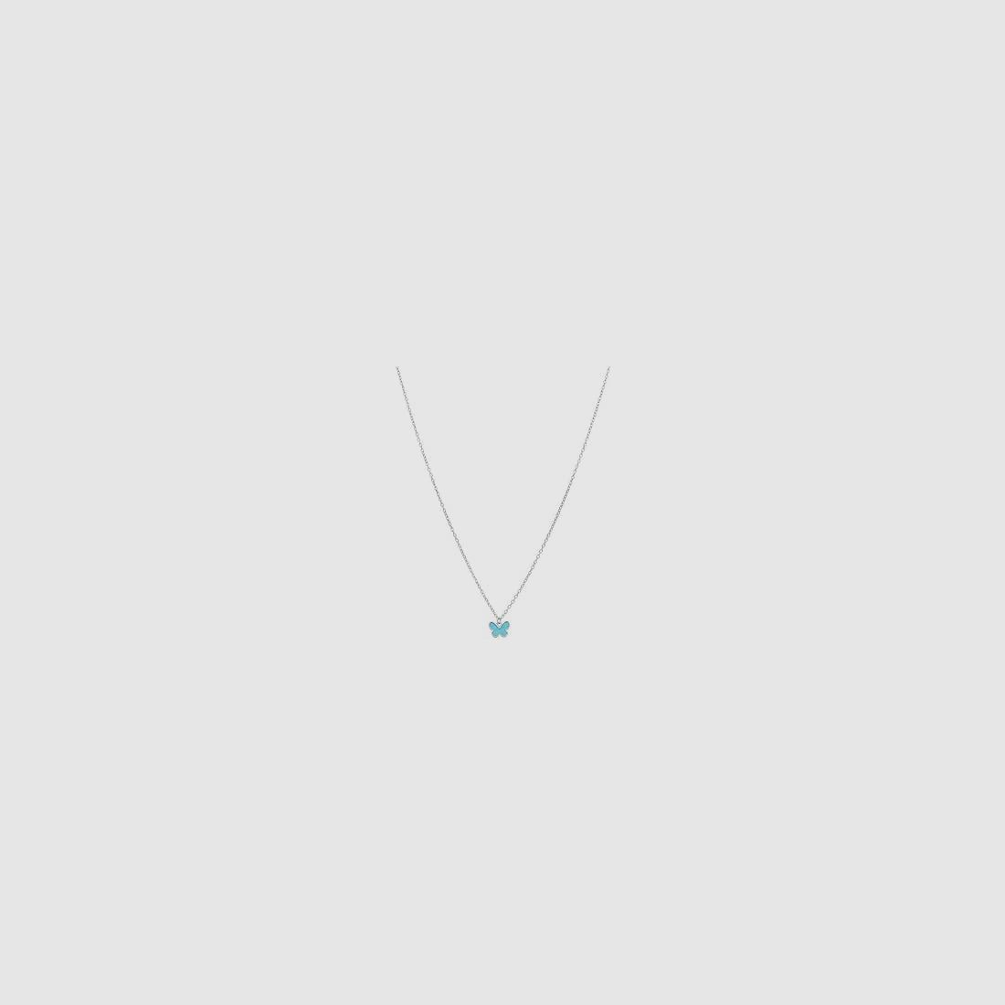 Collier Marea Argent Papillon avec Émail D02407/AG