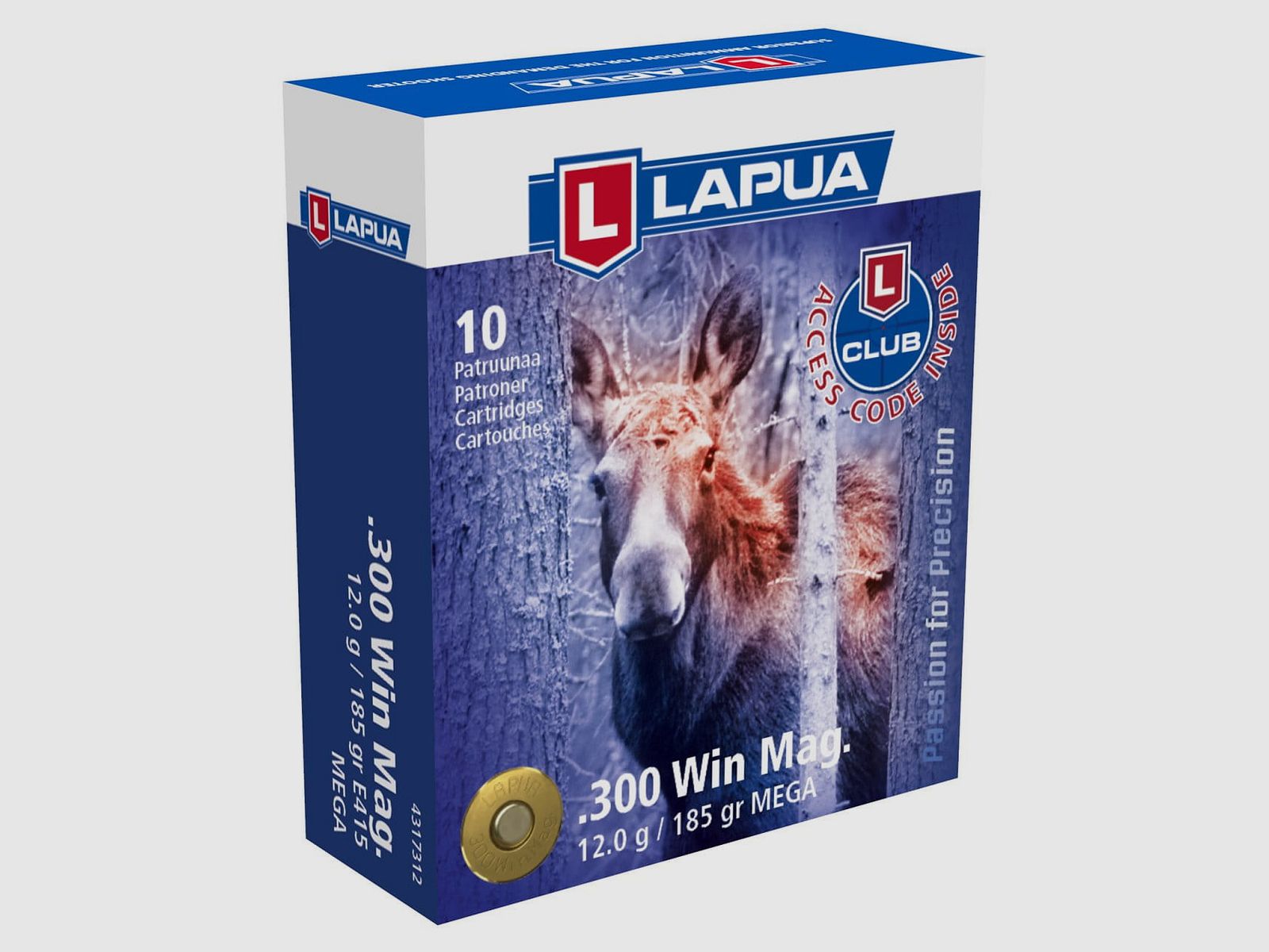 Lapua .300 Win Mag Mega 185 grs. 10 pcs.