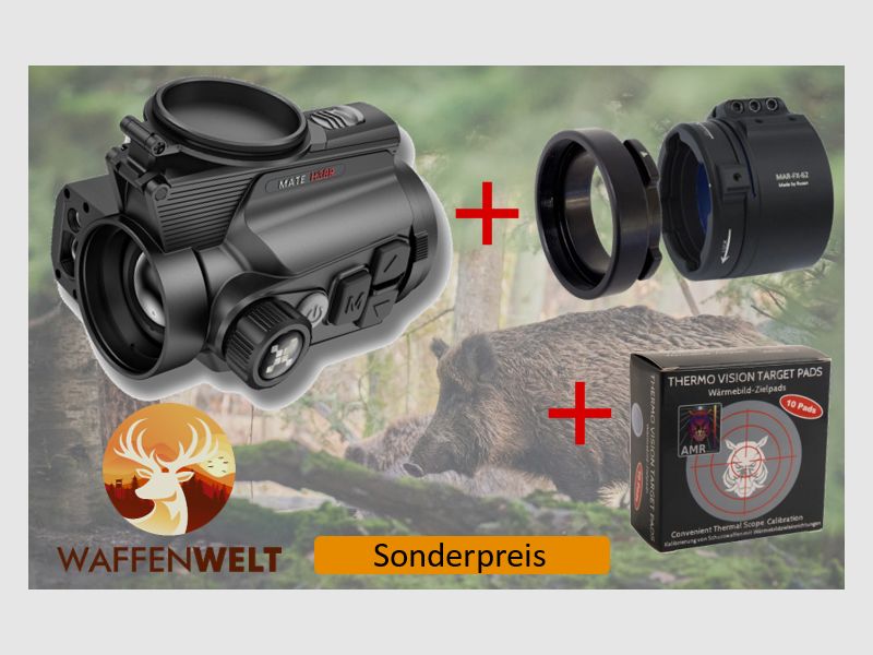 Nocpix MATE H38R im Komplett-Set mit Rusan MAR Adapter & Wärmebild-Zielpads