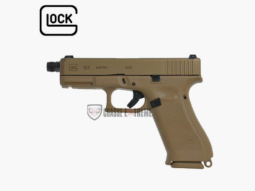 GLOCK 19X Gewinde-Pistole Kal. 9x19mm