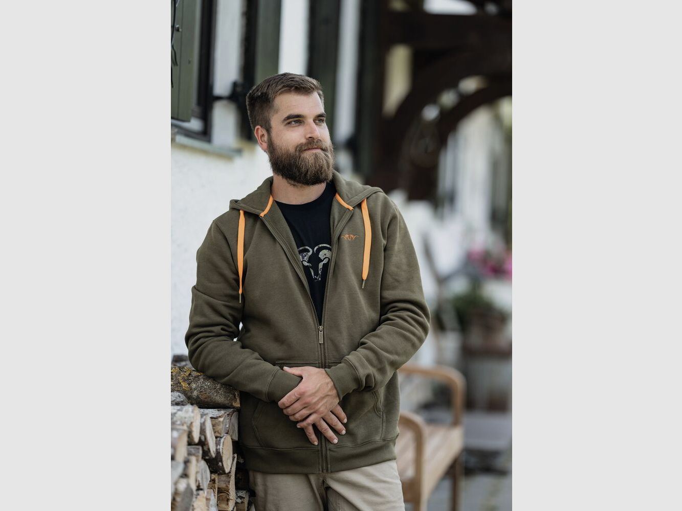 Blaser Hoody Jacke Olivgrün