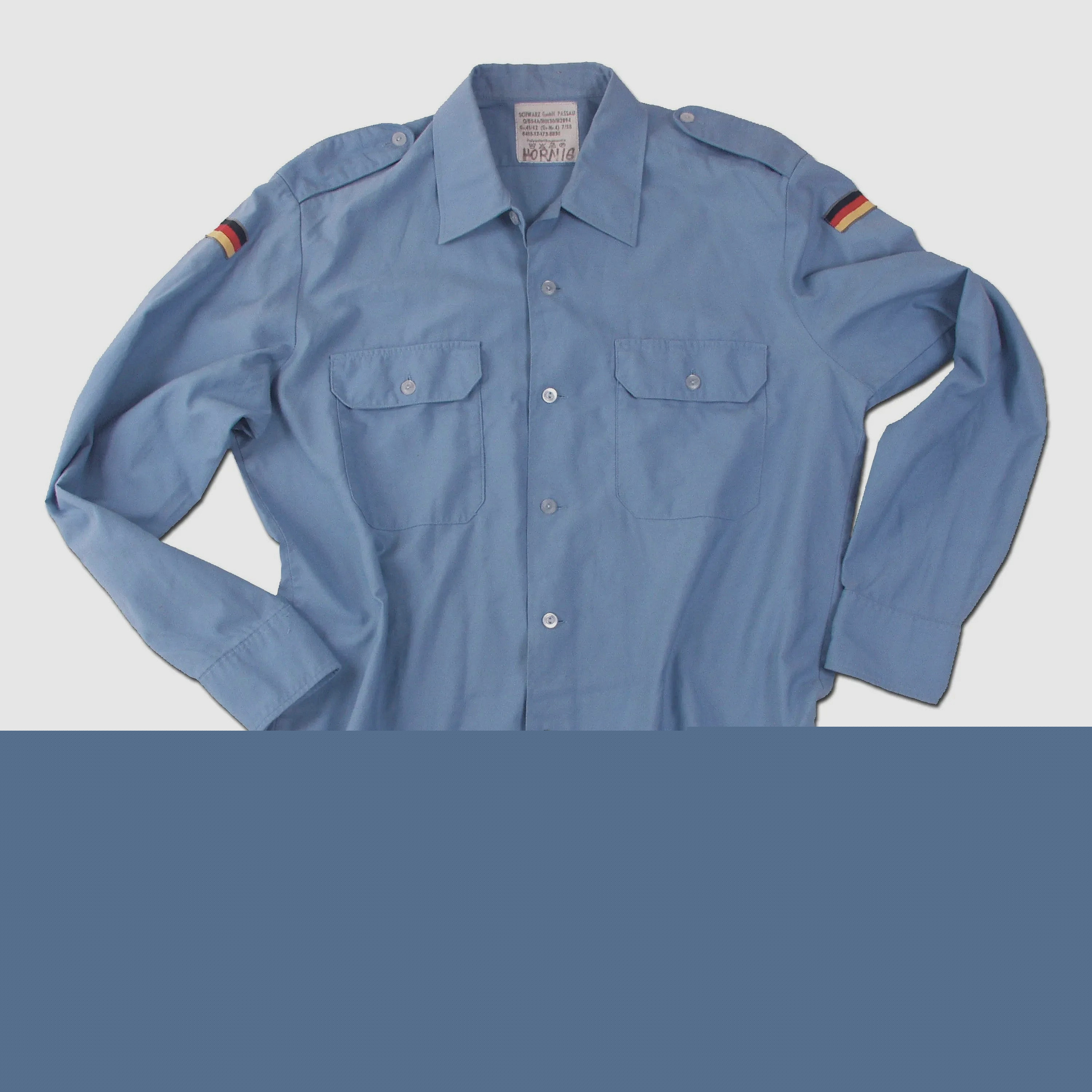 Bundeswehr Original BW Marine Bordhemd gebraucht