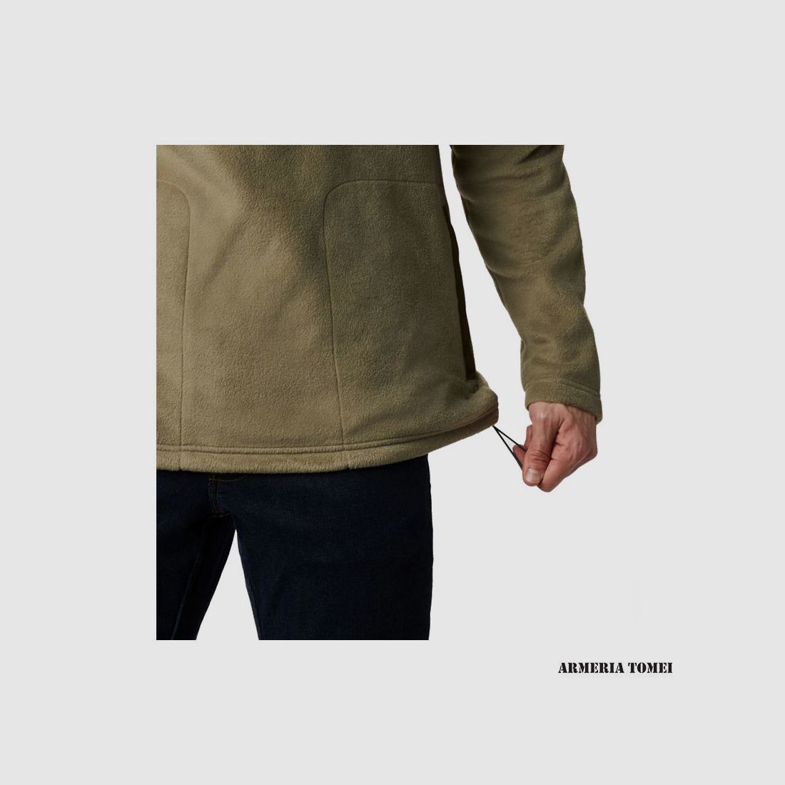 PULLOVER – HERREN – COLUMBIA – COTTONWOOD PARK HALF SNAP Stone Green, Olive Green, Bild 5 von 5