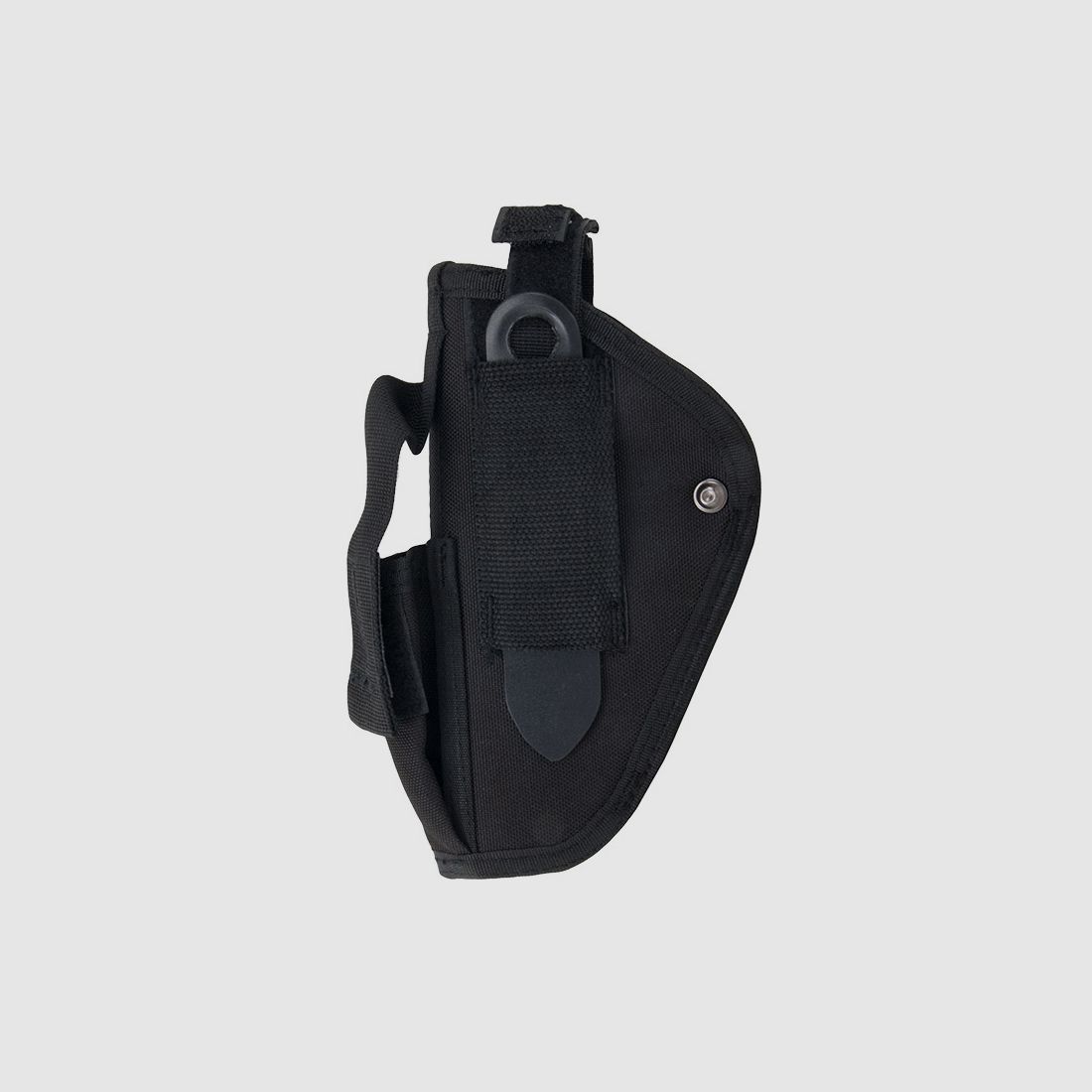 Schnellziehholster Formholster GĂĽrtelholster fĂĽr groĂźe Pistolen und Revolver mit Magazintasche Nylon links und rechts schwarz