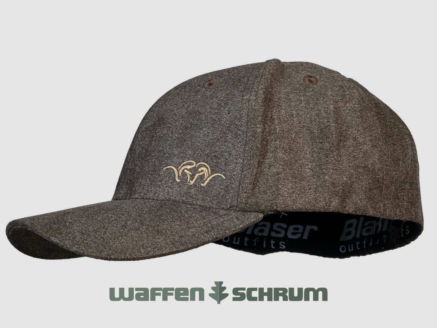 Blaser Cap Vintage 21 Oliv mélange / schwarz