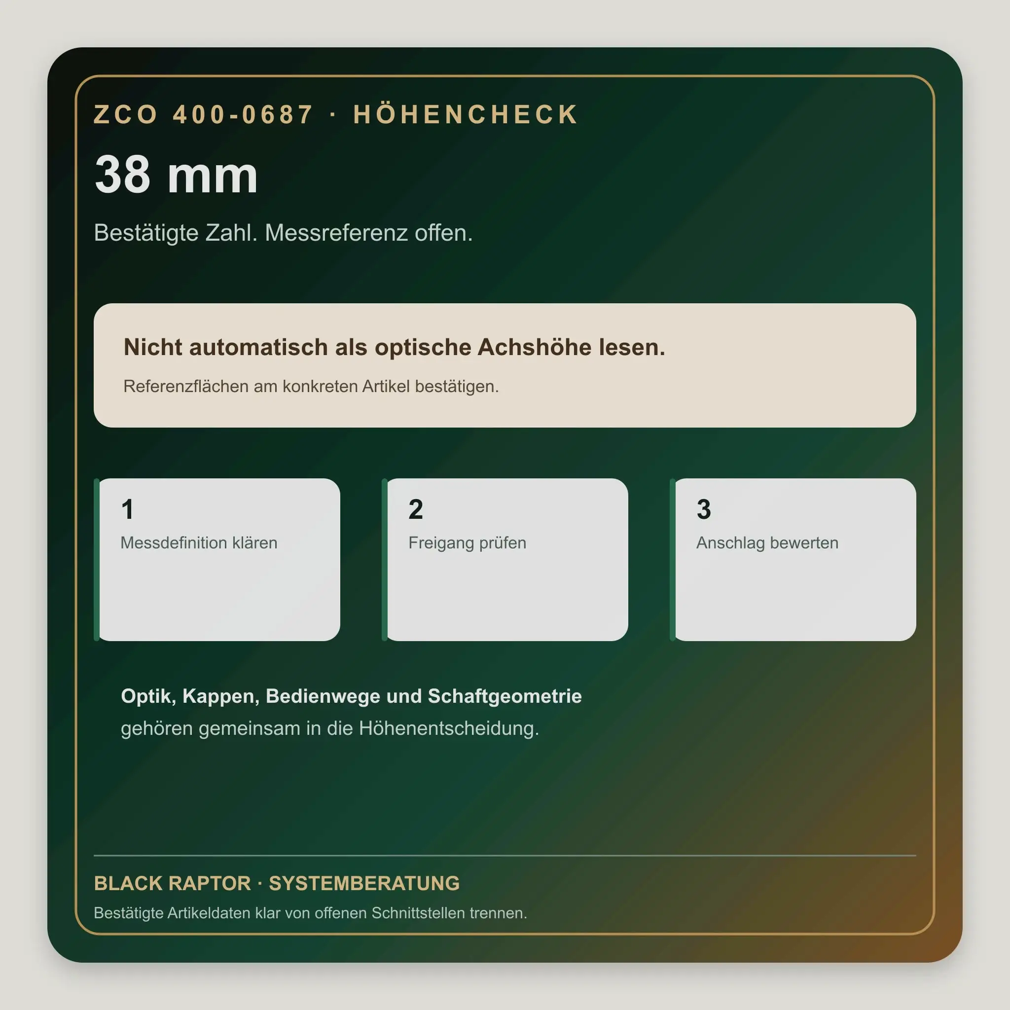 ZCO Blockmount 0Mil hoogte 38mm Gen2 FDE ZCO blokmontage, afbeelding 3 van 5