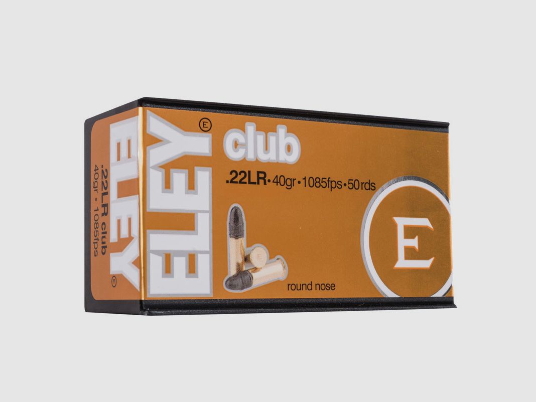 Eley Club .22 LR 40GR LFN 50 Patronen