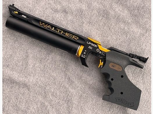 WALTHER LP500-M "DESIGN GOLD" - "MEISTERMANUFAKTUR" - "MECHANISCHER ABZUG"