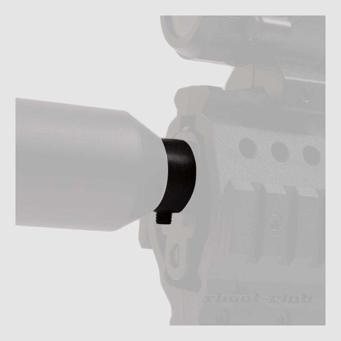 shoXx Schalldämpferadapter für Co2 Pistole Beretta M92 1/2 UNF