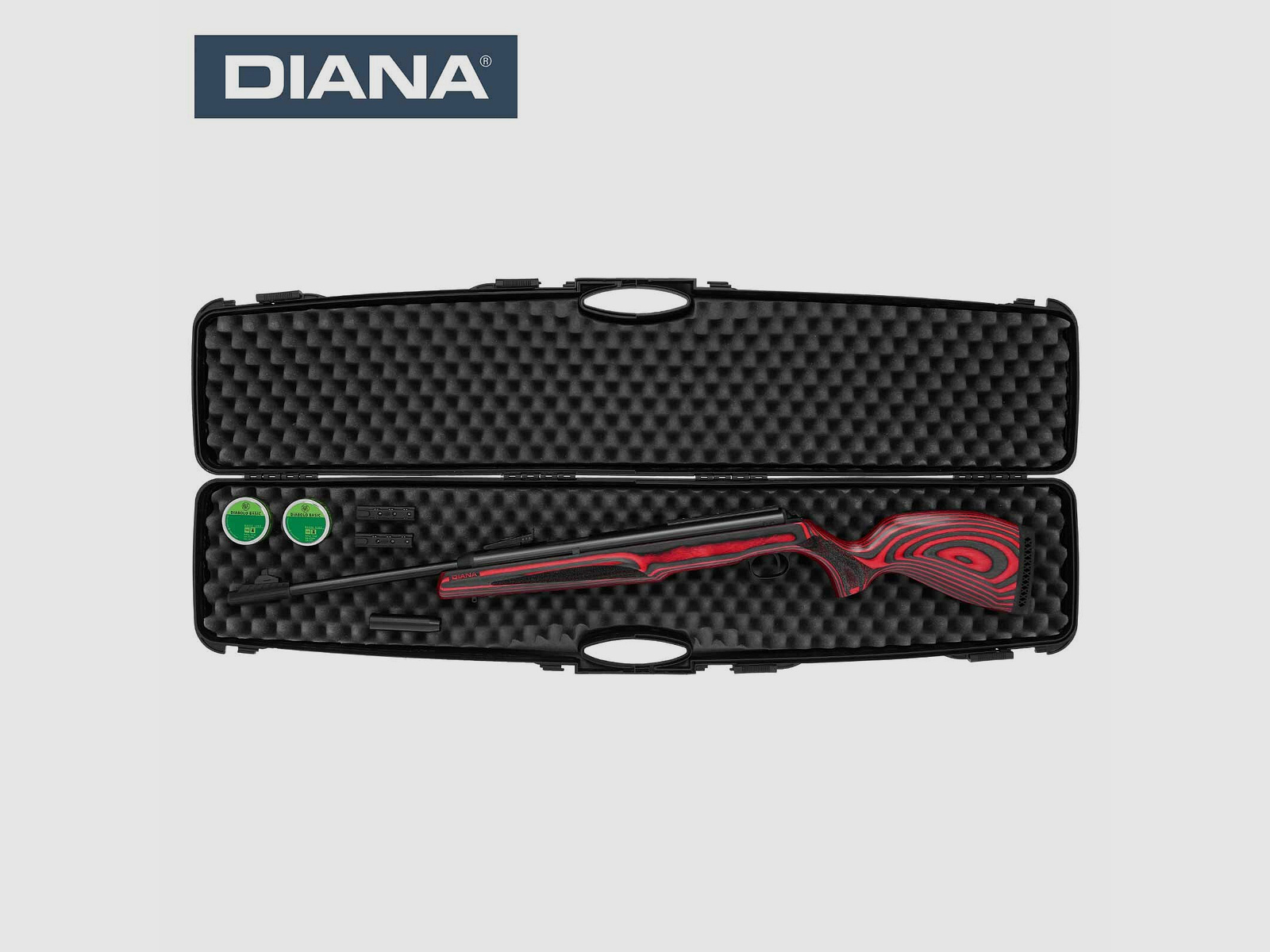 Kofferset Diana Seitenspanner Luftgewehr 54 Airking Pro laminated Kaliber 4,5 mm Diabolo (P18)