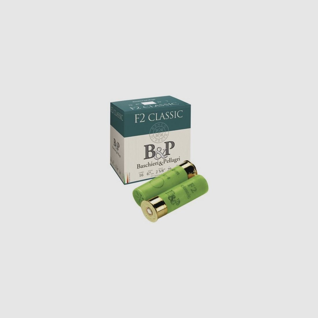 100 Patronen betp f2 classic 16 kal. 16 / 67 mm nr. 5 29 g