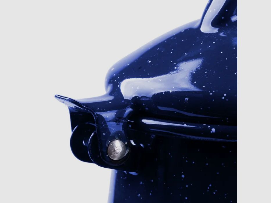 Emaille Kaffeekanne 1,2 L Blau