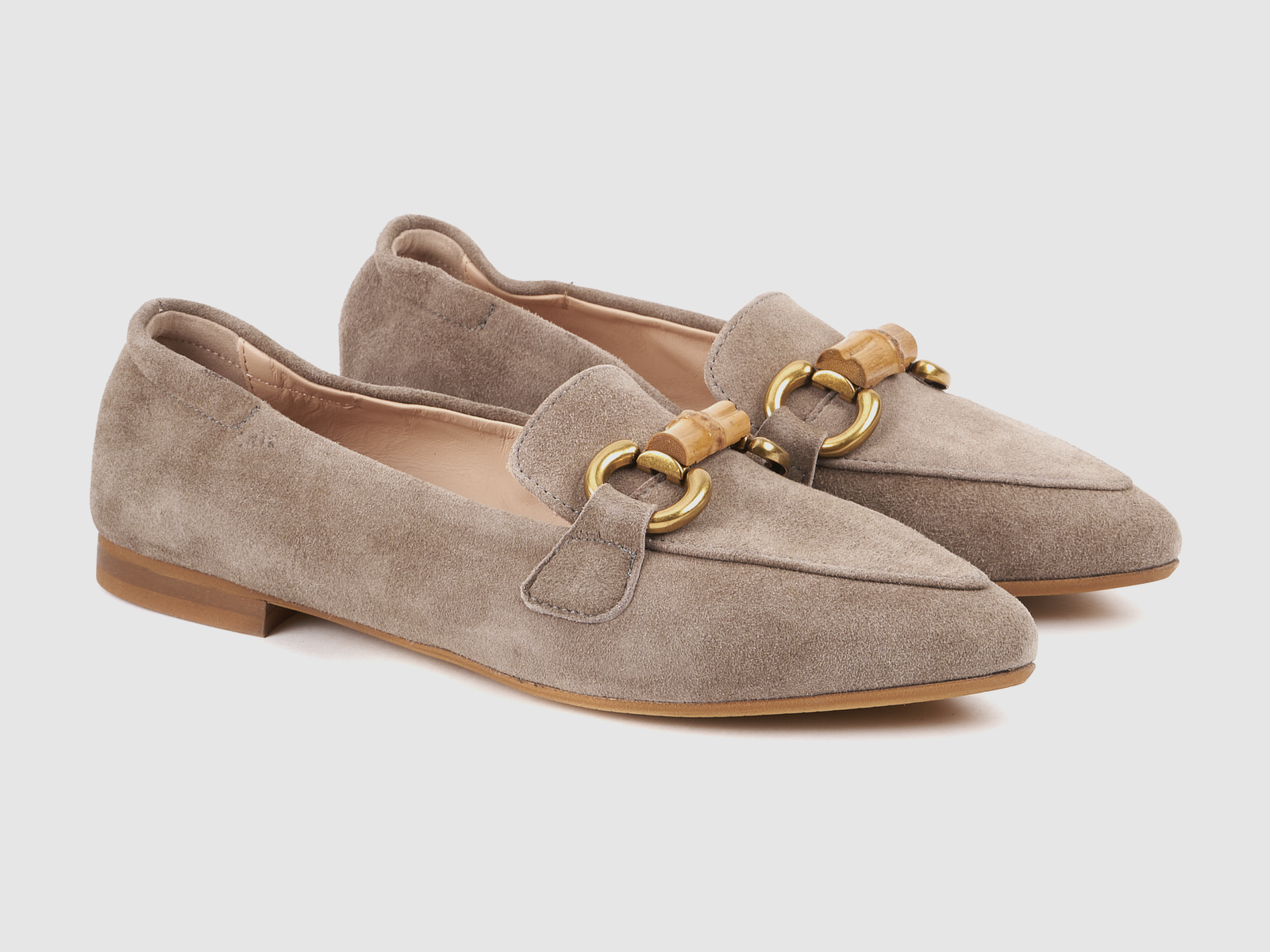 dirndl & bua Loafer Antikbock en Taupe, image 1 sur 4