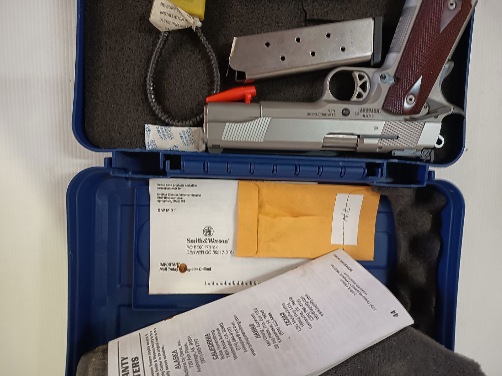 SMITH & WESSON 1911 Adjustable 45ACP, image 4 sur 8