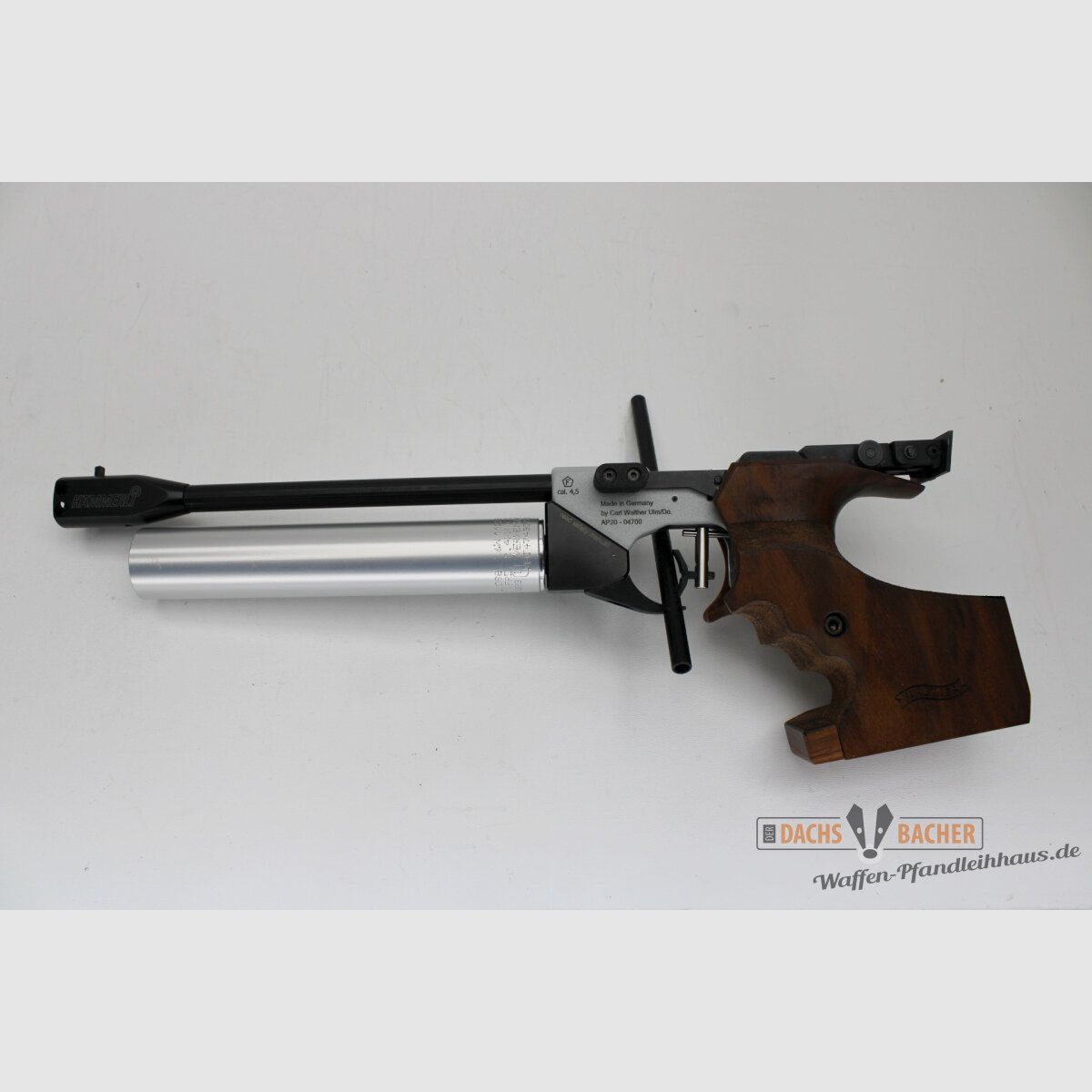 LP Luftpistole Hämmerli AP20 PRO Kal 4,5mm inkl Koffer und Kleinteile Kartusche bis 6/23 F-Zeichen