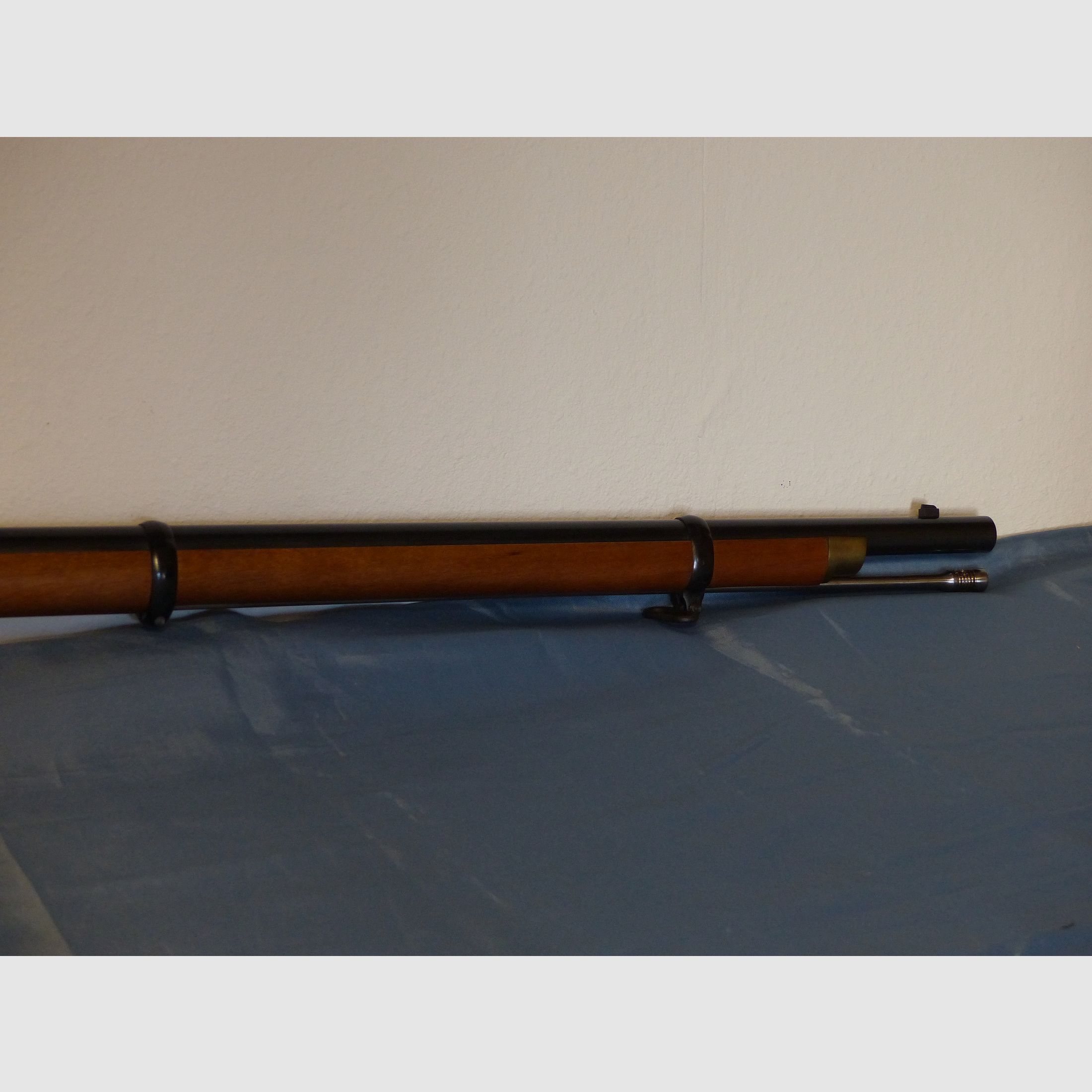 Vorderlader Perkussion Enfield Gewehr 1853 3 Band Büchse Armi San Paolo Brescia Italien Cal. .58 vintage