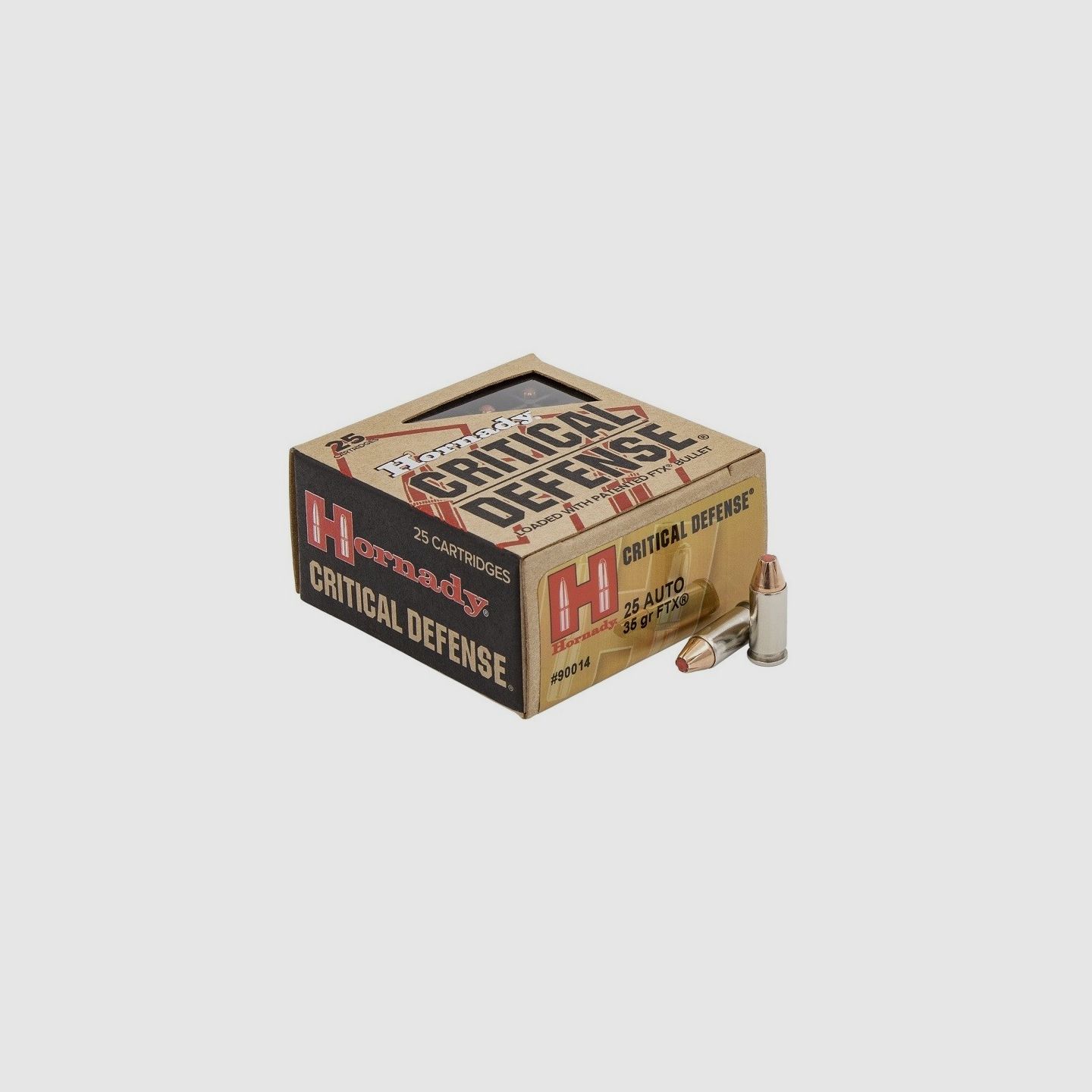HORNADY .25 Auto FTX C. Defense 35gr/2.27g ammunition