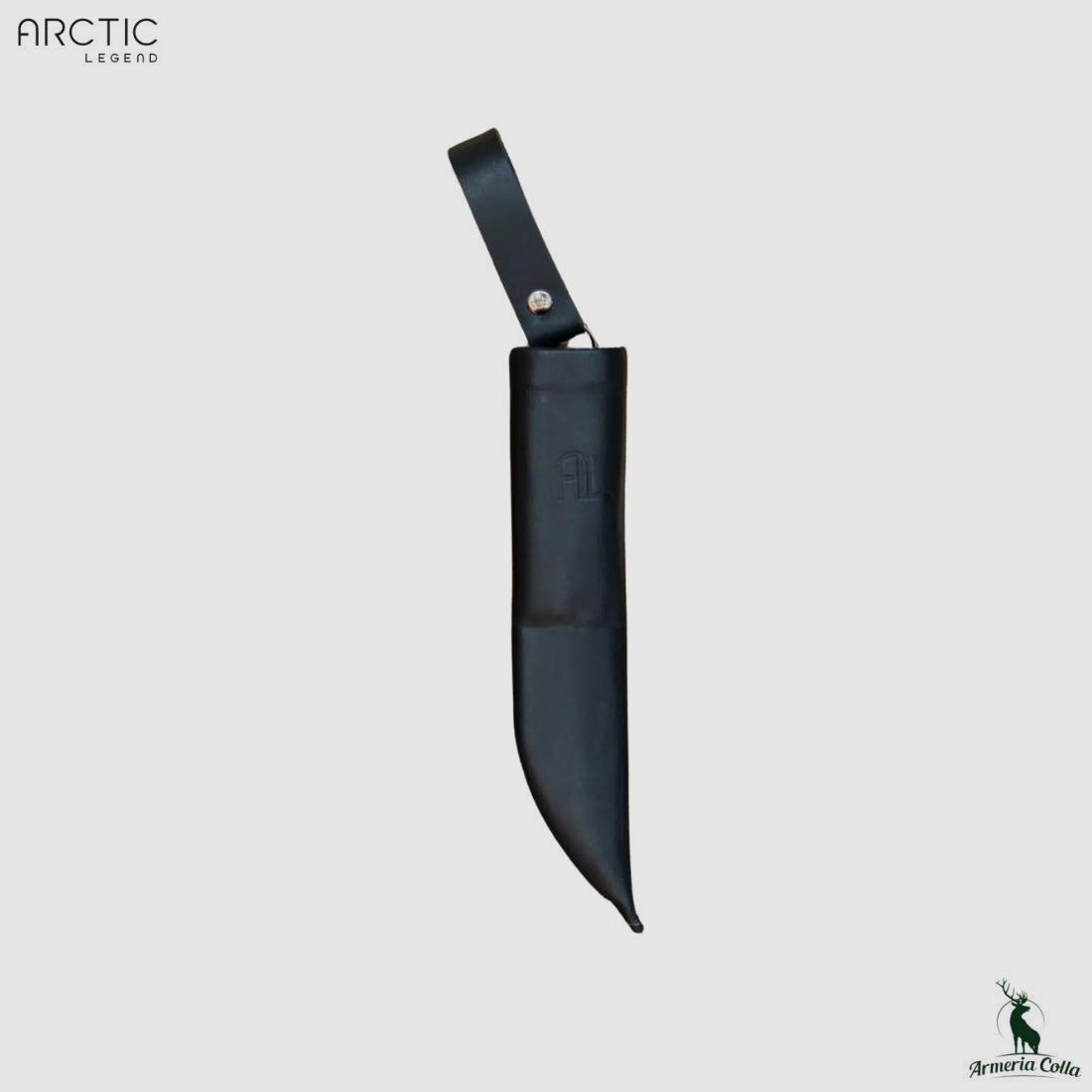 Arctic Legend Messer mod. Hunter Lama SS 9 cm imp. Schwarzholz, Bild 2 von 2