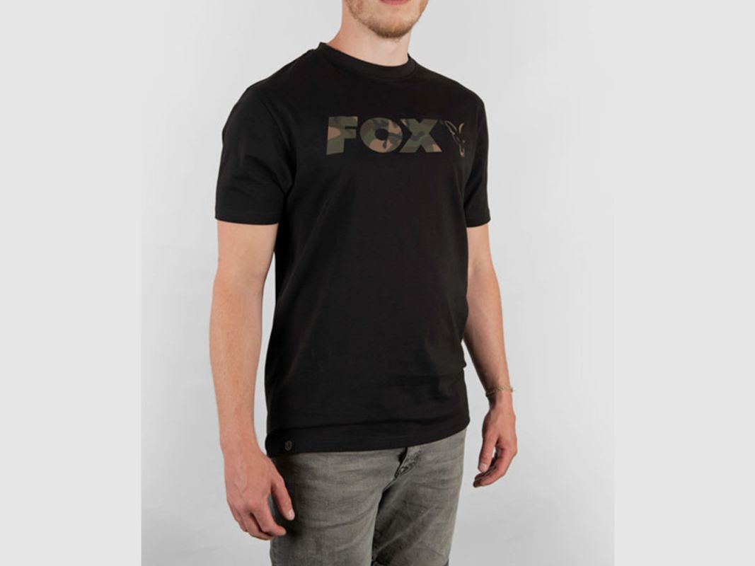 T-SHIRT FOX SCHWARZ CAMO