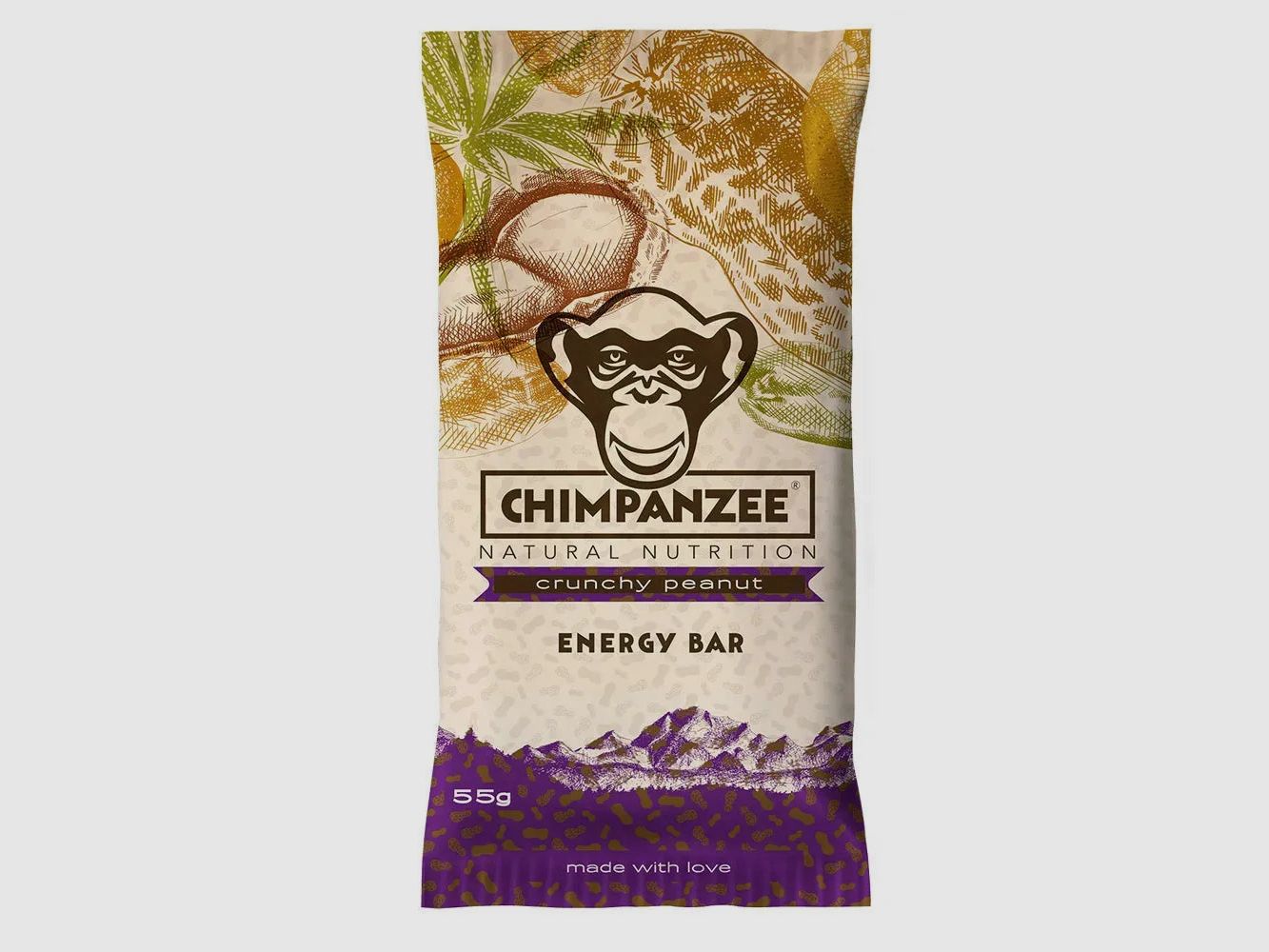 Chimpanzee Riegel Energy Bar Knusprige Erdnüsse