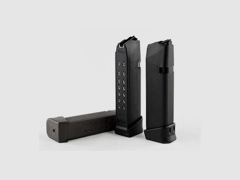 GLOCK HighCap-Magazine mit Zubringer schwarz