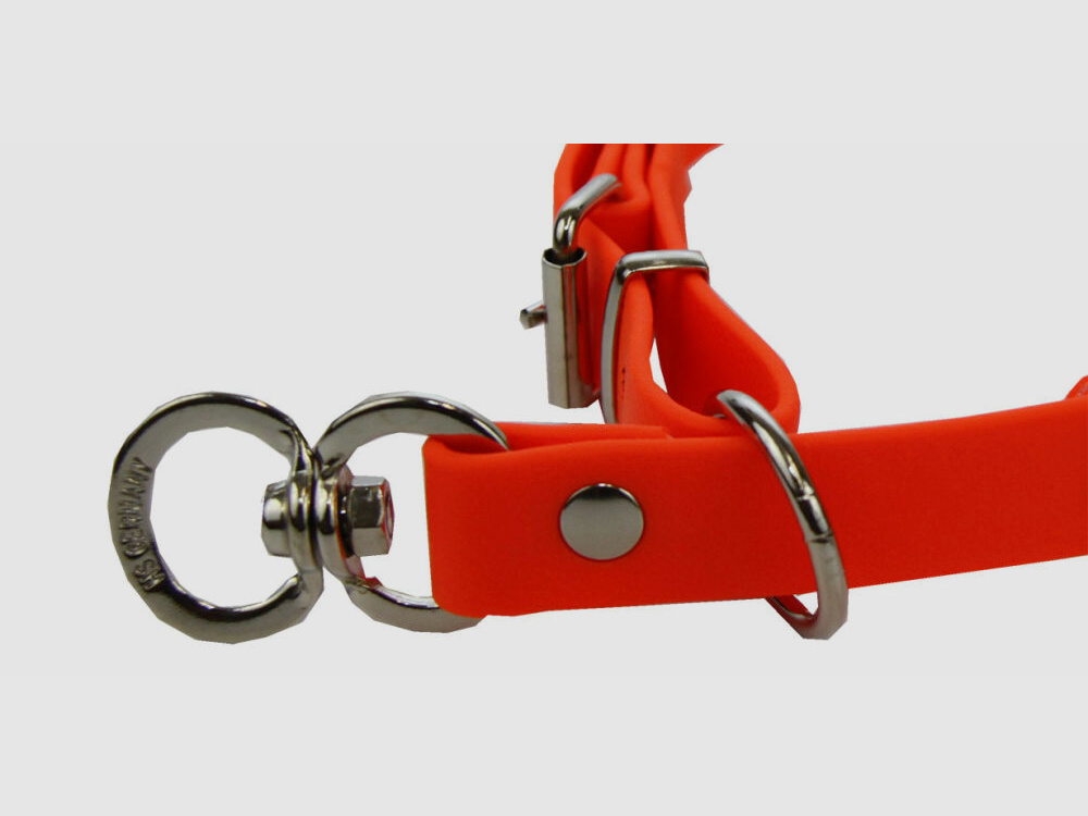 AKAH BioThane® halsband signaalrood