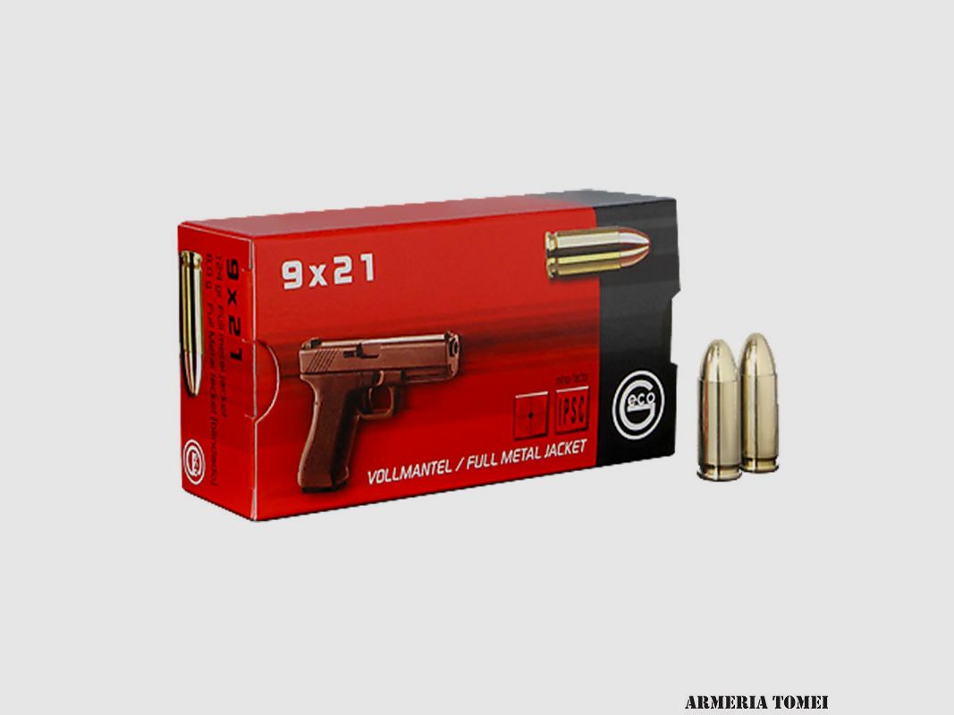 GECO – 9x21mm 124GR FULL METAL JACKET, image 1 of 2