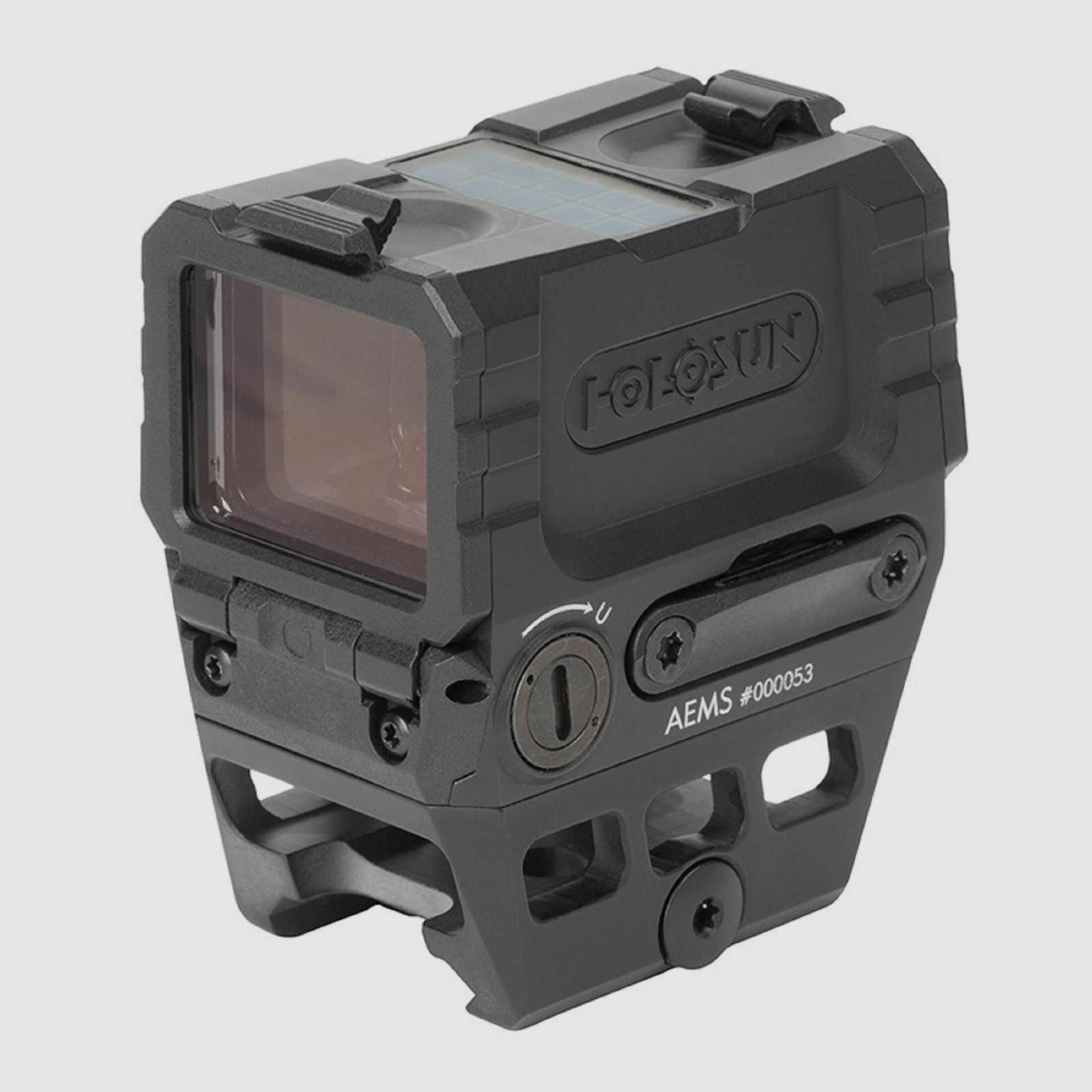Holosun – Reflex Visier / AEMS-RD-Black / rotem Wechselabsehen: 2MOA Dot & 65MOA Cricledo, Bild 7 von 8