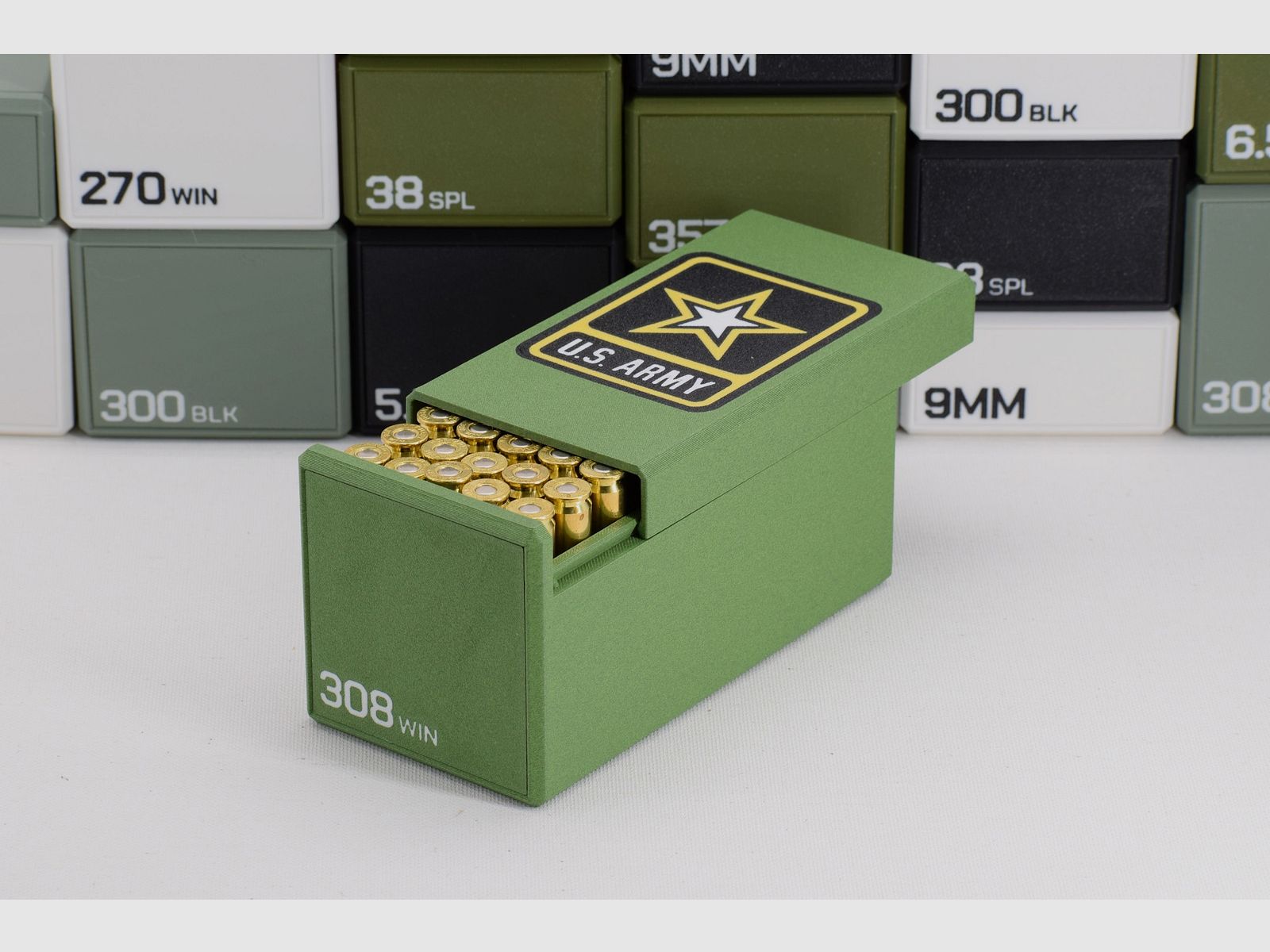 Boîte de munitions pour armes longues .223/5.56, .308, 6.5 Creedmoor et plus encore – Doux pour les projectiles & spécifique au calibre, image 1 sur 3