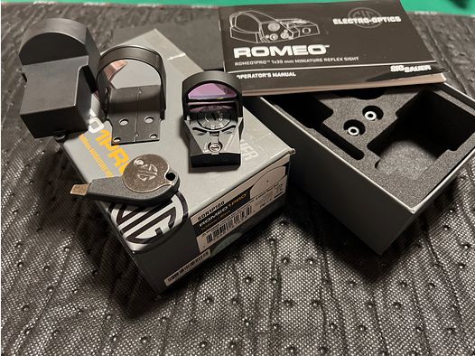 Sig Sauer Romeo1pro 1x30mm Black 3MOA 