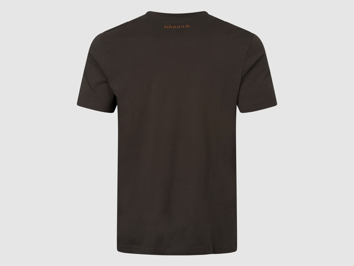 Härkila Scandinavian T-shirt i Shadow Brown, billede 2 af 3