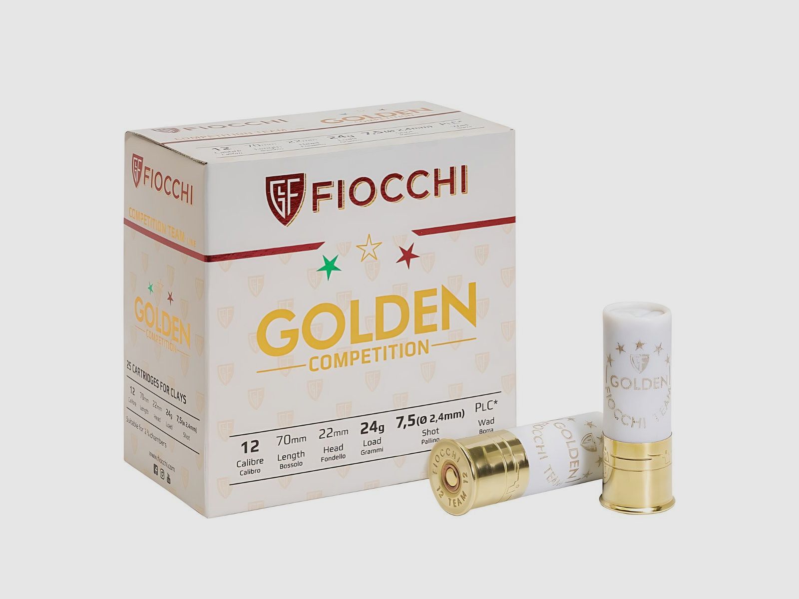 12/70 Fiocchi Golden Trap 7,5 24 g
