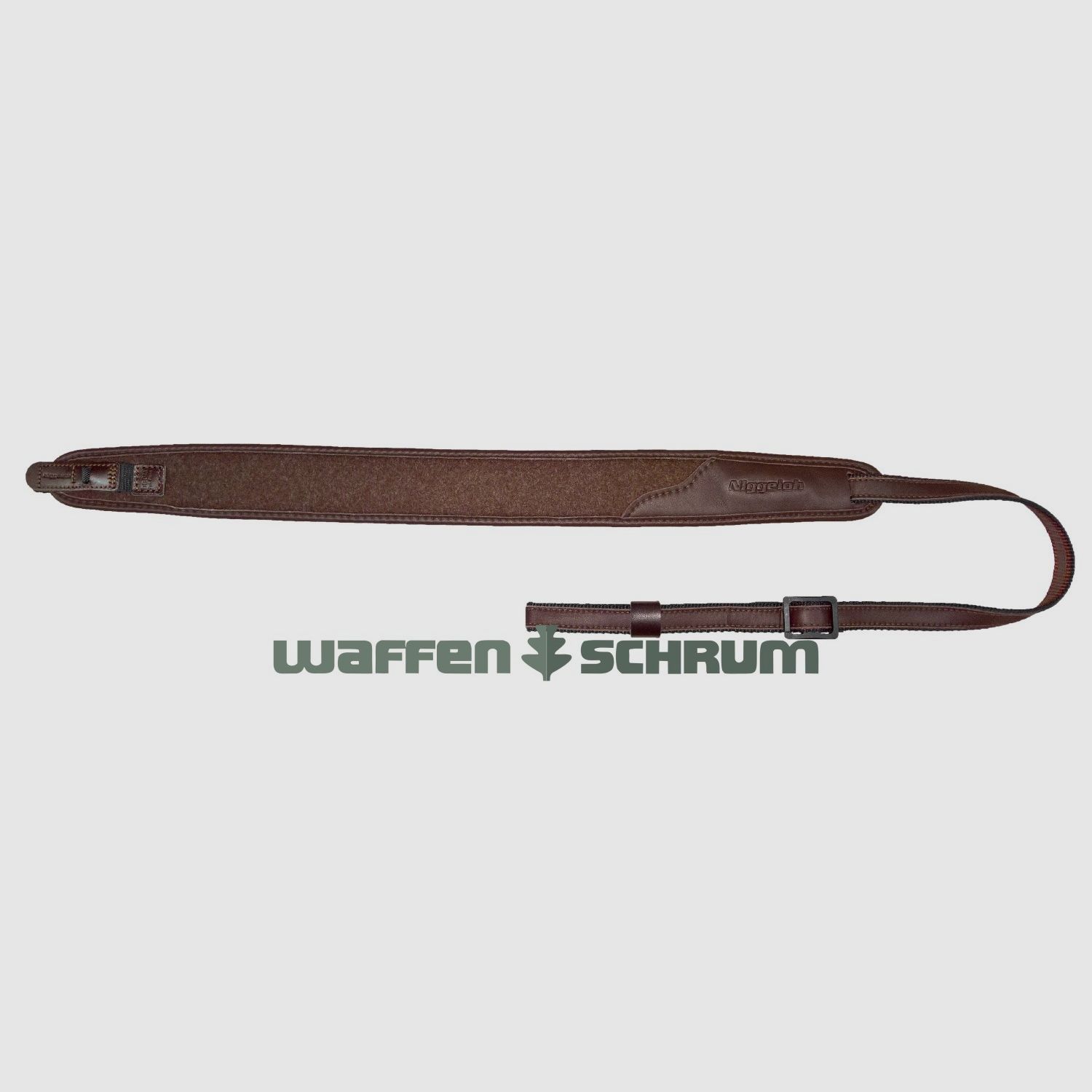 Sangle de fusil Niggeloh Loden - Marron avec déverrouillage rapide
