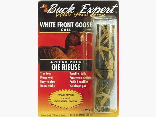 Lokroep voor lachende gans Buck Expert