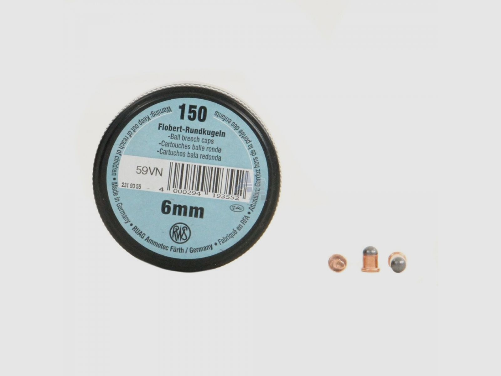6mm Flobert Rundkugel